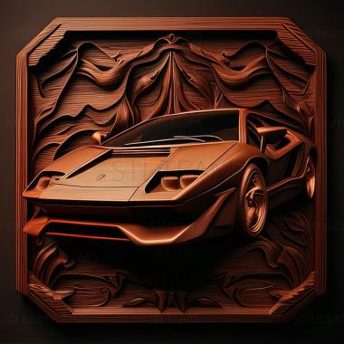 3D модель Lamborghini Diablo (STL)